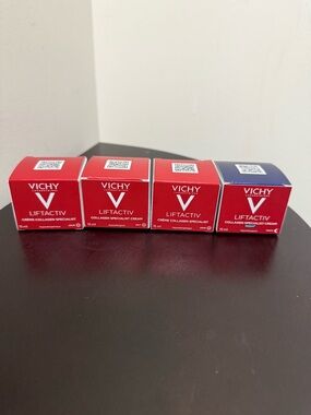 NEW 4x15ml TRAVEL SIZE VICHY LIFTACTIV COLLAGEN SPECIALIST BUNDLE